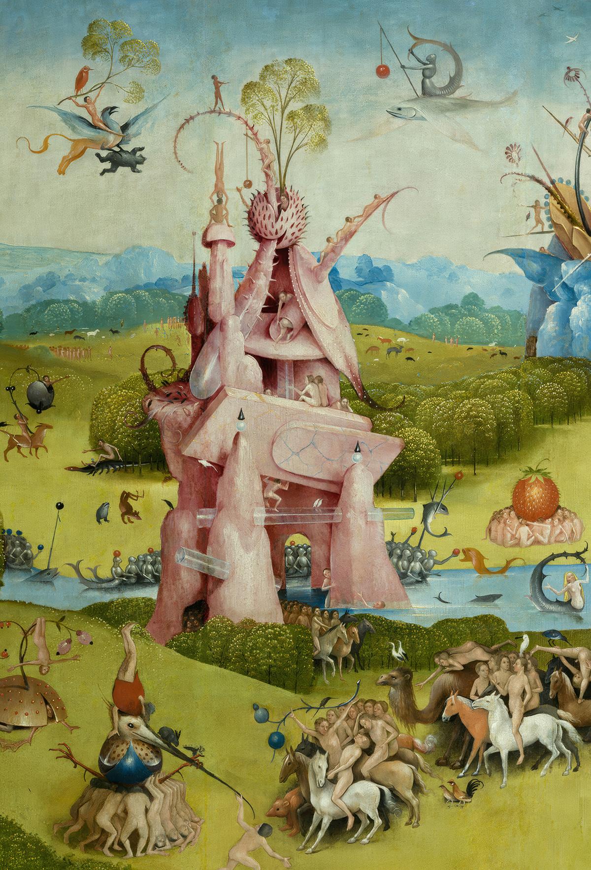 The Left Tower by Hieronymus Bosch — archival fine-art print from Fable