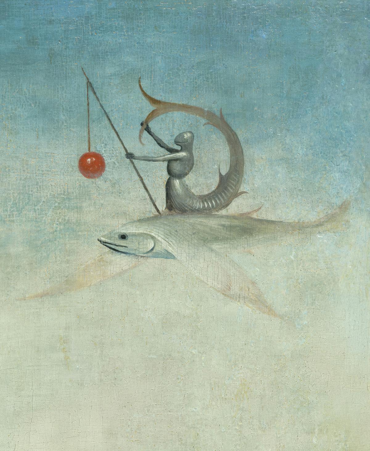 The Flying Knight by Hieronymus Bosch — archival fine-art print from Fable