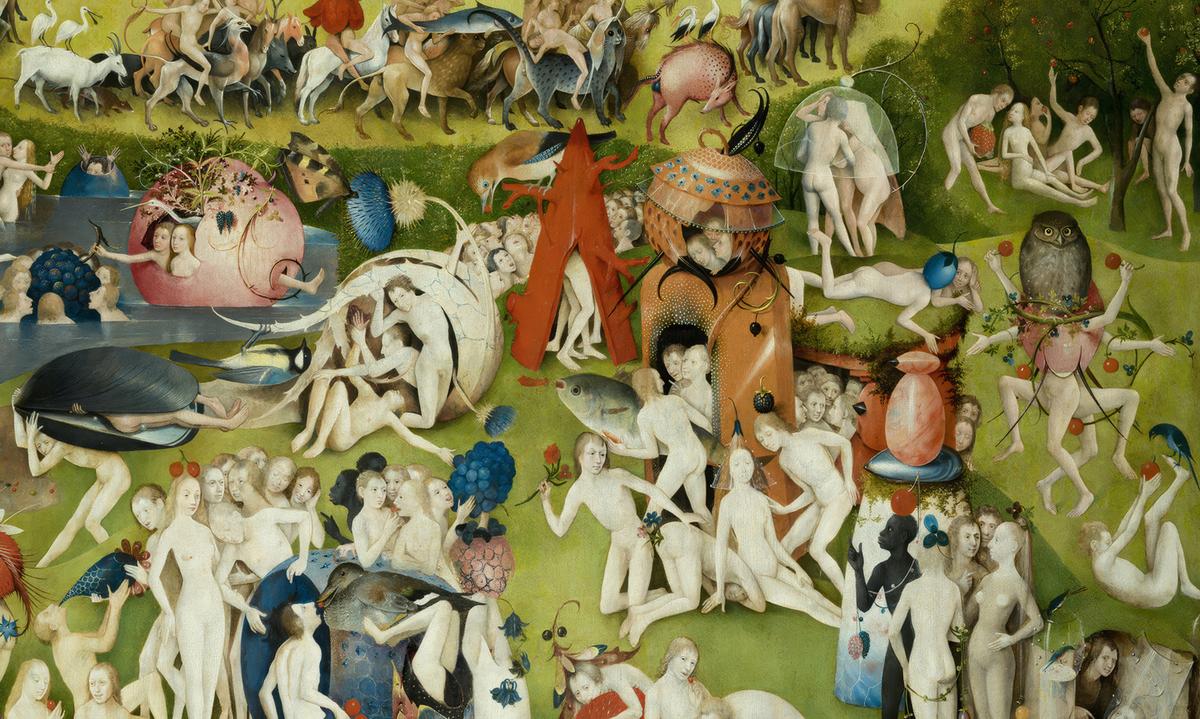 The Orchard of Euphoria by Hieronymus Bosch — archival fine-art print from Fable