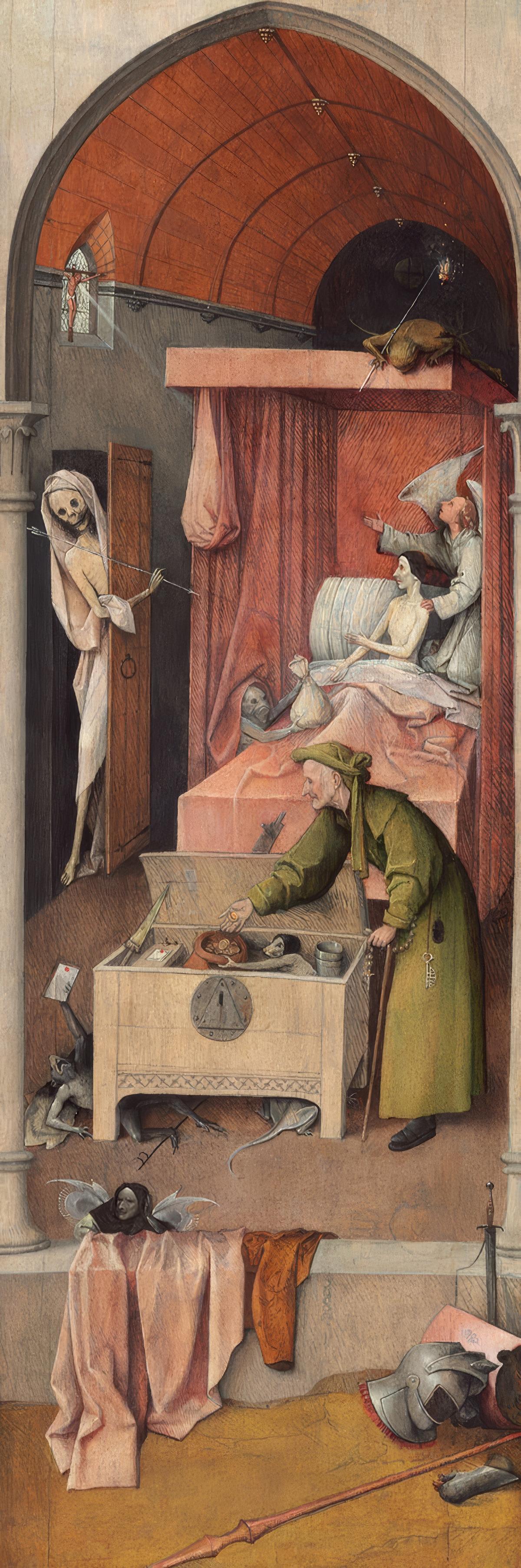 Death and the Miser by Hieronymus Bosch — archival fine-art print from Fable
